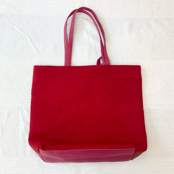 SHISEIDO Ginza Tokyo Large Red and Pink Tote Bag - Picture 7 of 11